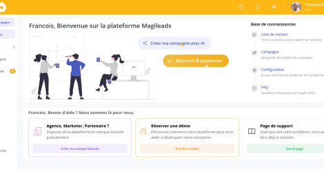 Plateforme de prospection Magileads